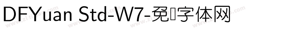 DFYuan Std-W7字体转换